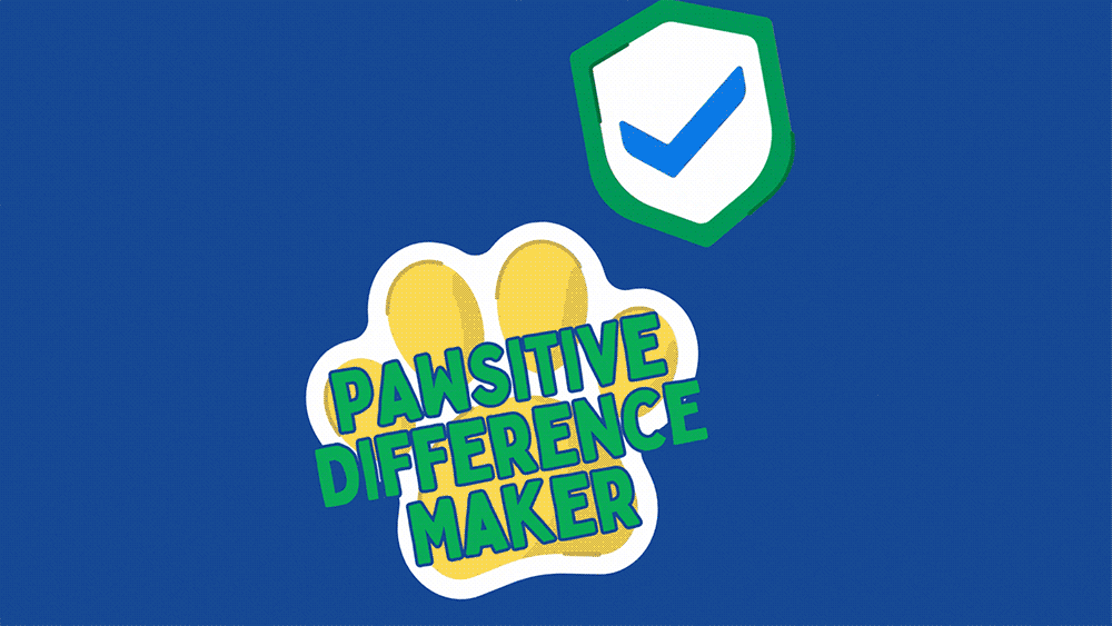 Pawsitive Difference Maker Logo