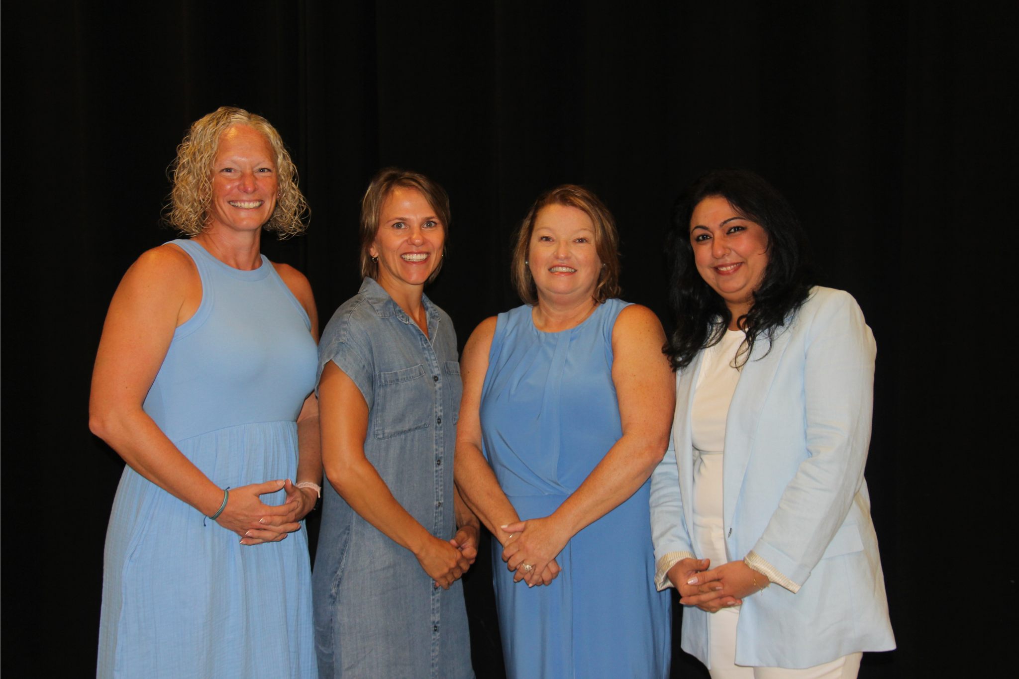 Esol Teachers standing in a row